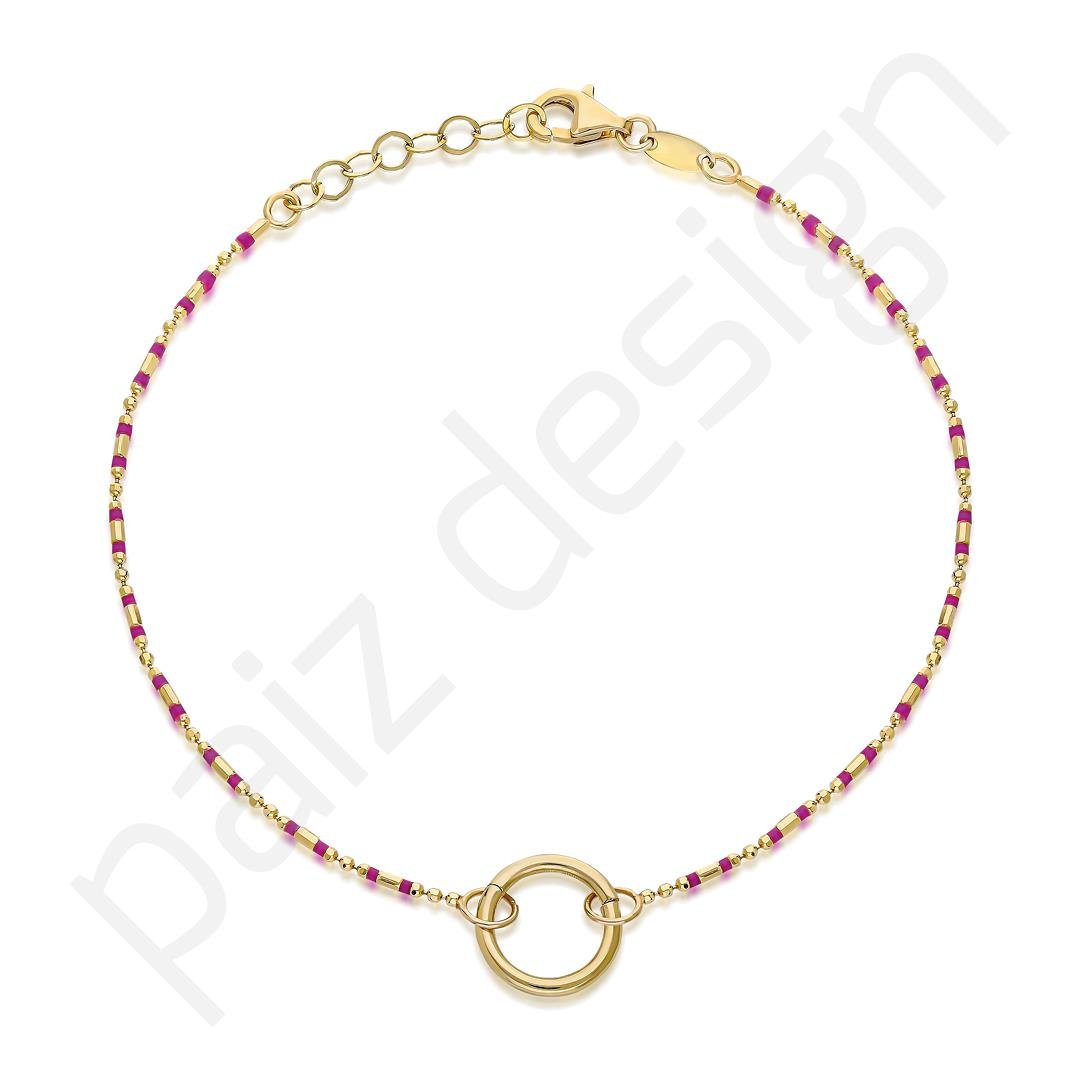 PaizLongtivity Pink  Bileklik