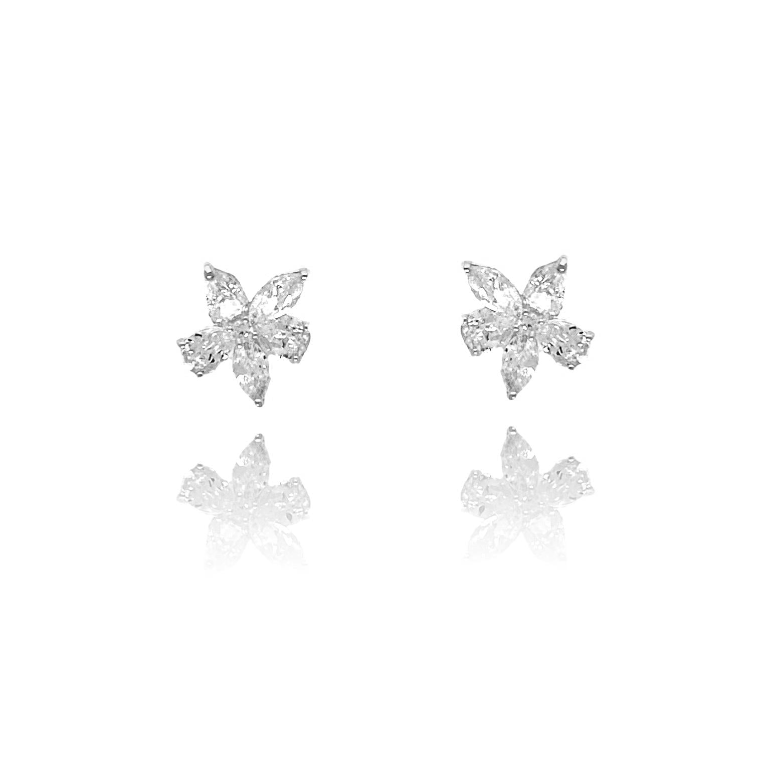 PaizSilver Çiçek Küpe 