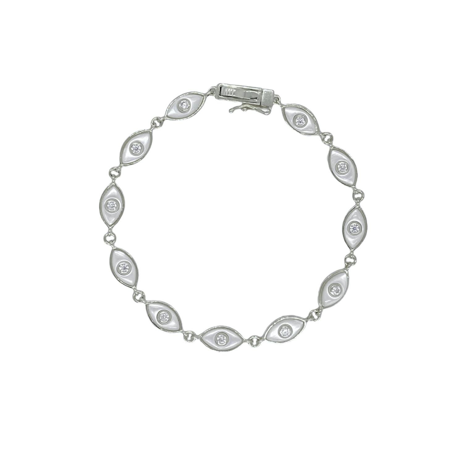 PaizSilver Sedefli Taşlı Bileklik 