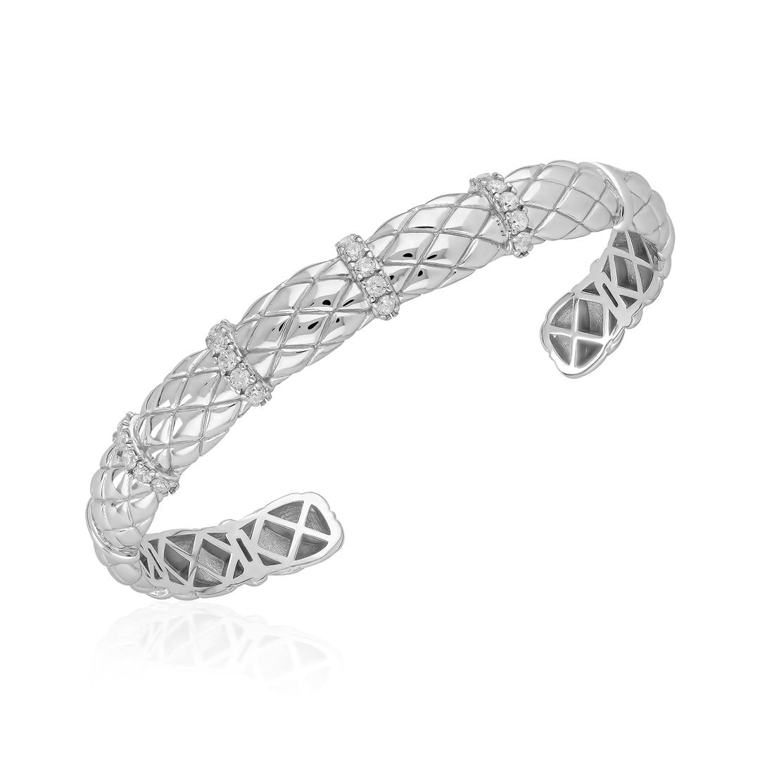 PaizSilver Taşlı Kelepçe 