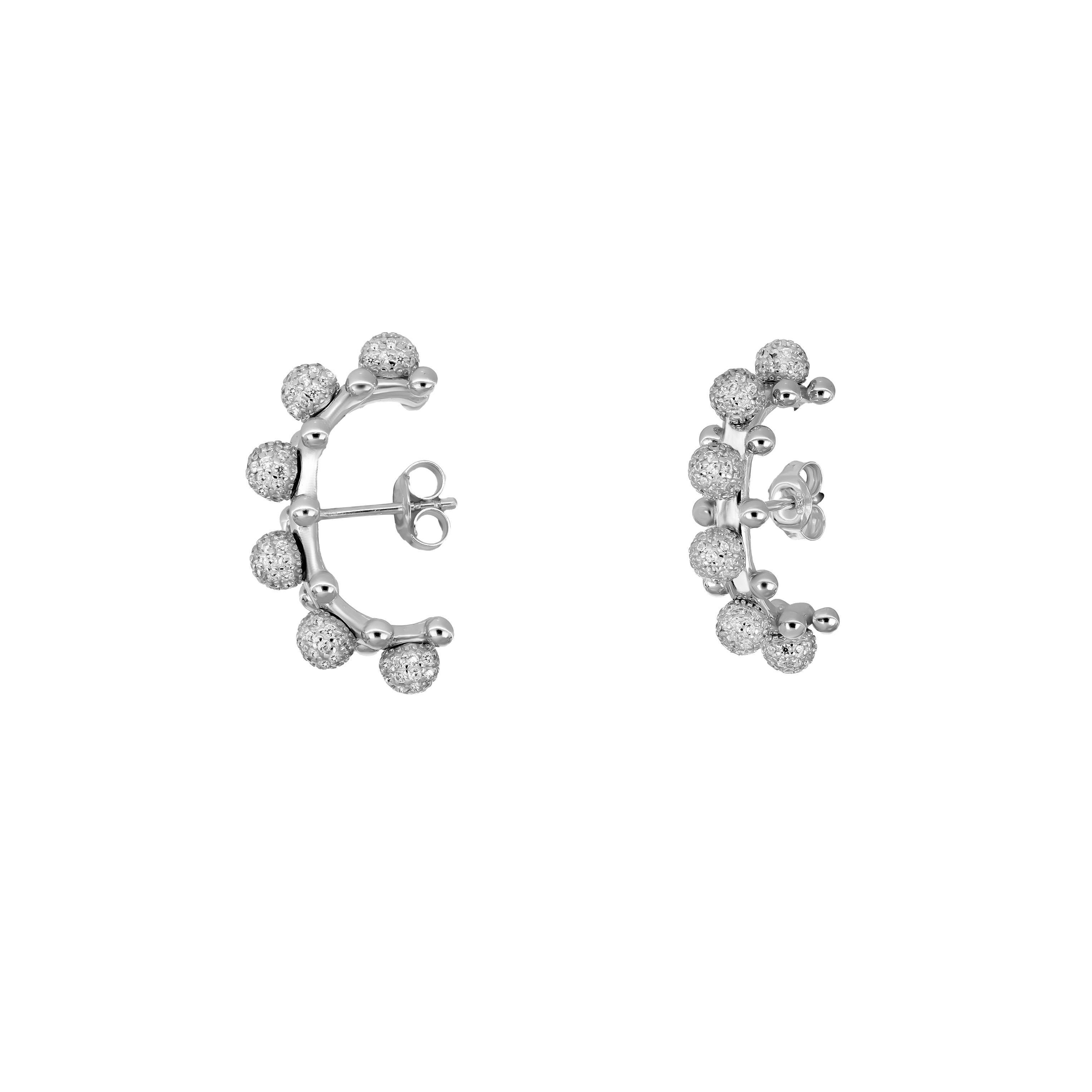 PaizSilver Top Top Küpe 