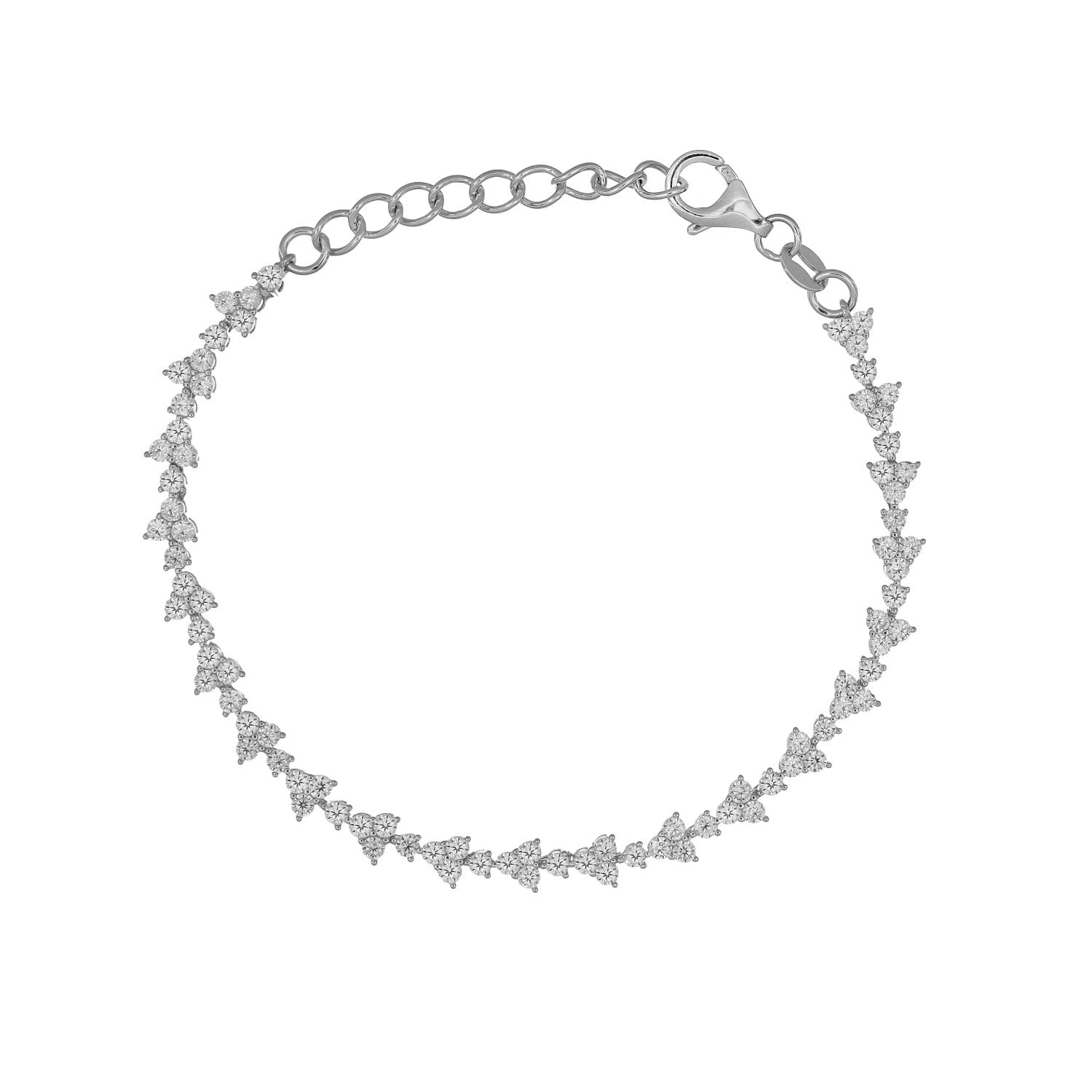 PaizSilver Üçgen Taşlı Bileklik