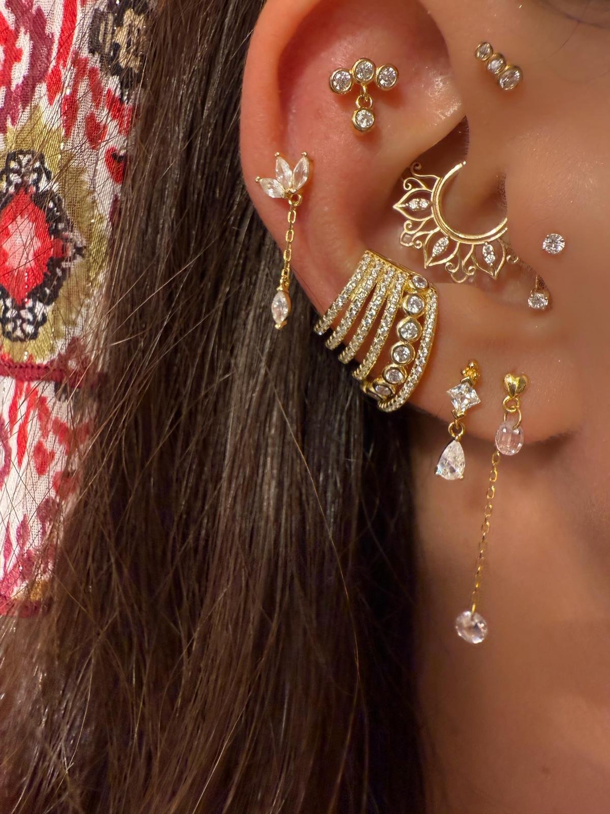 PaizSıra Taşlı Ear Cuff