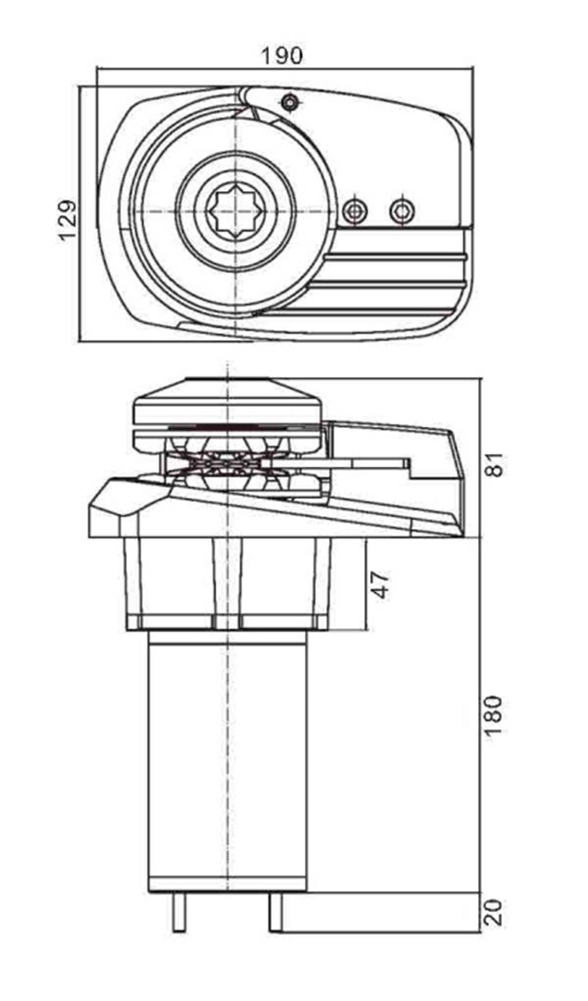 BADA CV912 DİK IRGAT, 12V - 900W, 6MM