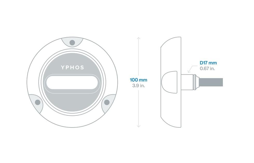 YPHOS MODEL 03, SUALTI AYD. BEYAZ. 12V/24V -14.200