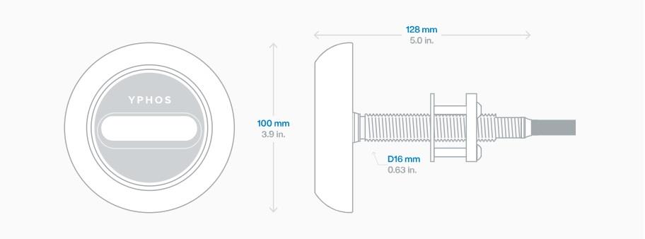 YPHOS MODEL 05 DUAL, SUALTI AYD.MAVİ/BEYAZ. 12V/24