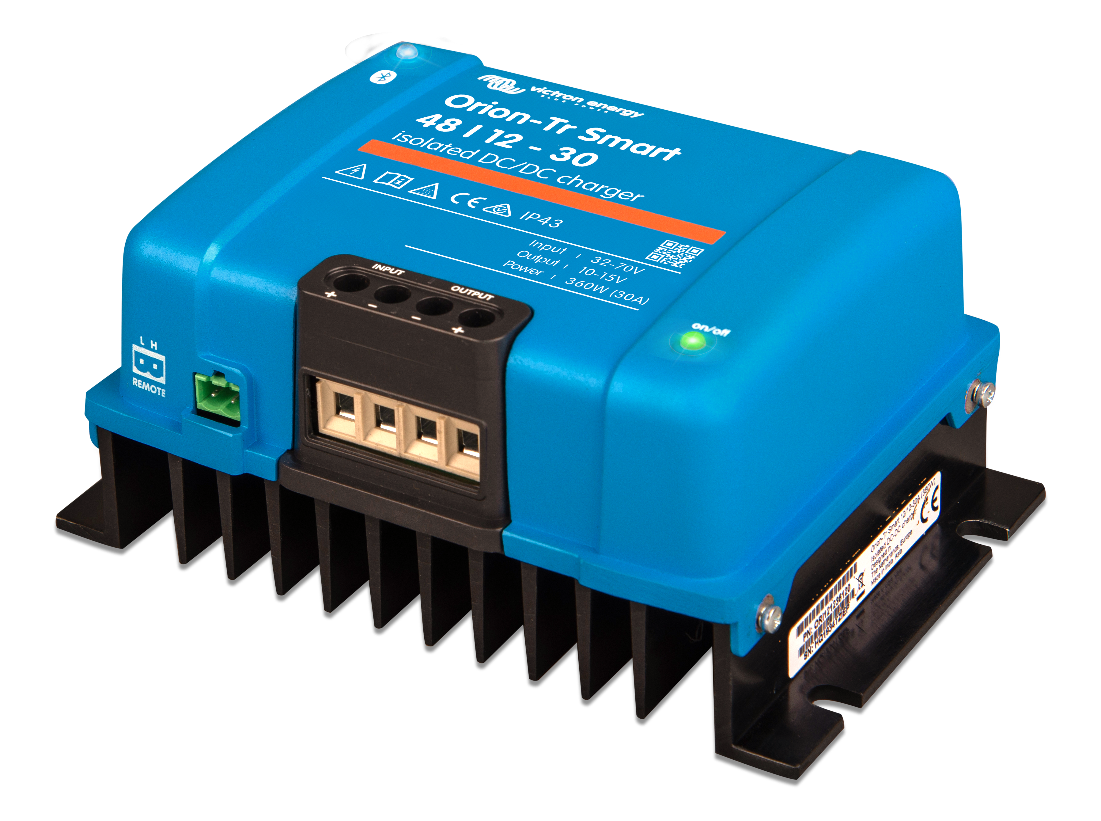 ORION-TR SMART ISOLATED 48/12V-30A DC-DC CHARGER