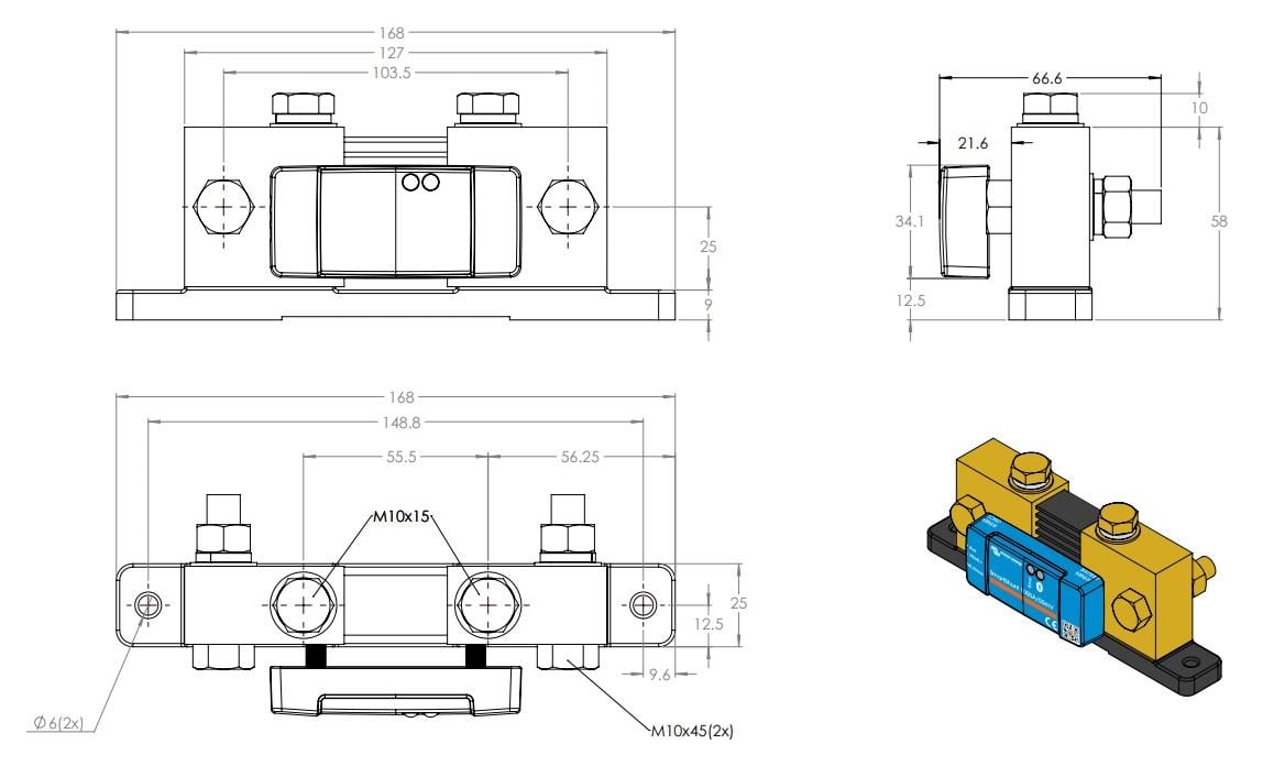 SMART SHUNT 1000A IP65