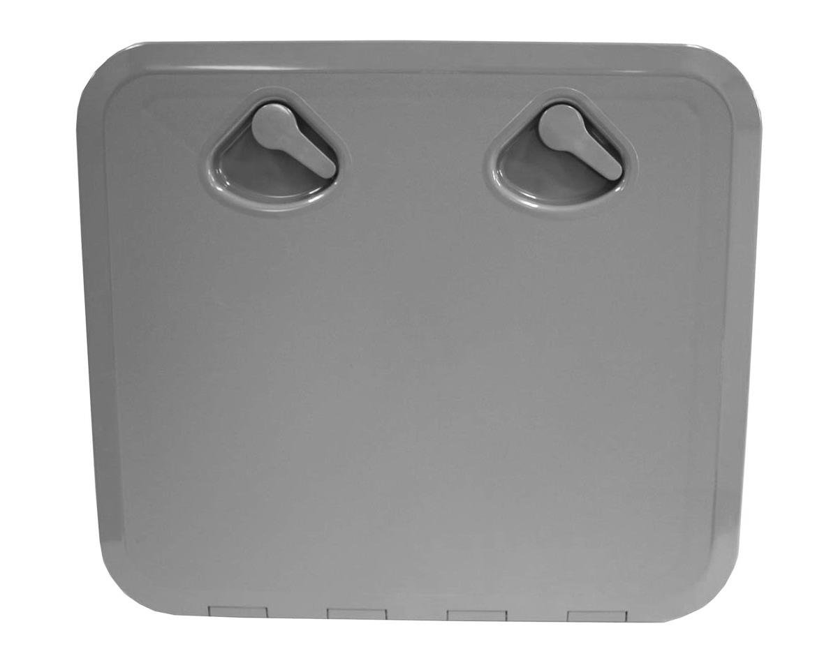 Plastik Gömme Kapak 460X525mm, Gri