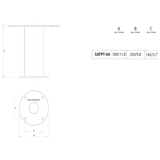 Aluminyum power tower satpt - 60 