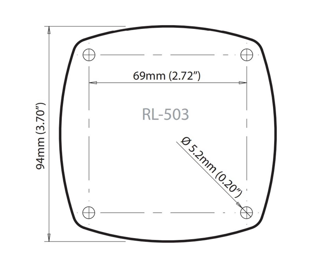 ROKK LOK MONTAJ PLAKASI LOWRANCE