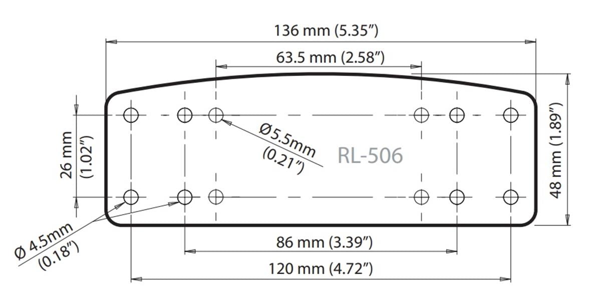 ROKK LOK MONTAJ PLAKASI RAYMARINE A6/A7