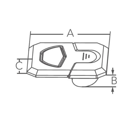 KALDIRMA KULBU, KARE, 51 MM