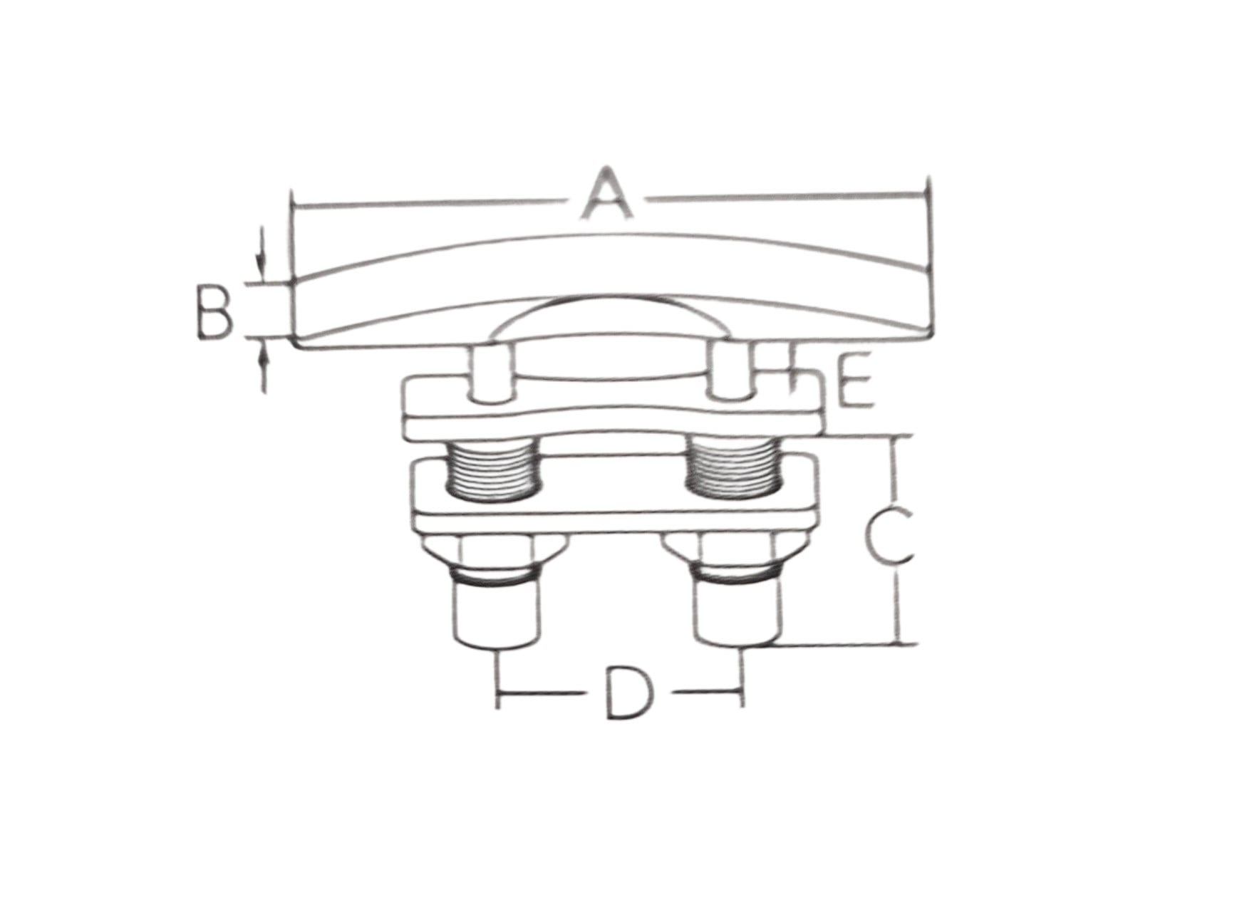 KOÇ BOYNUZU, GÖMME. KAVİSLİ TASARIM 152MM