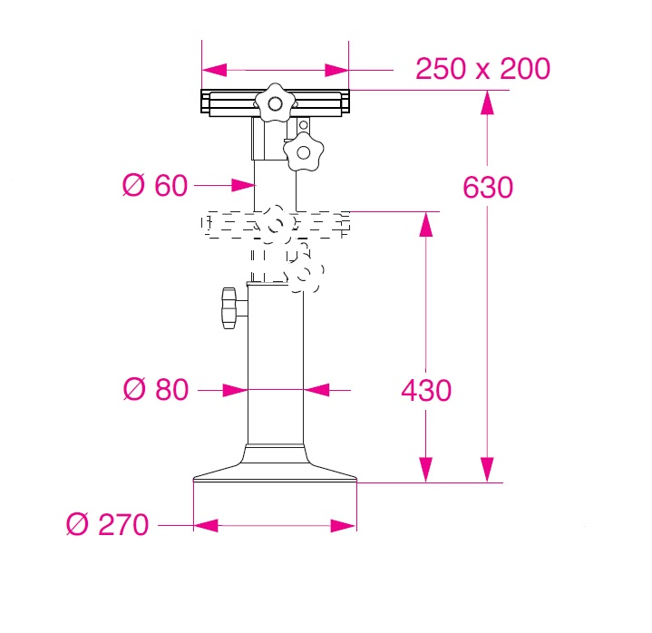 BARKA MANUEL KOLTUK AYAĞI 600M