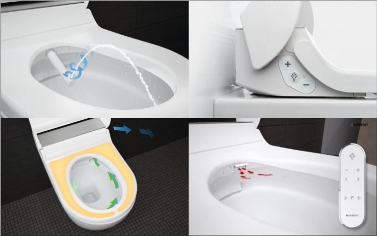 RELAX 24V GEBERİT TUVALET, BEYAZ, DUVARA MONTAJ