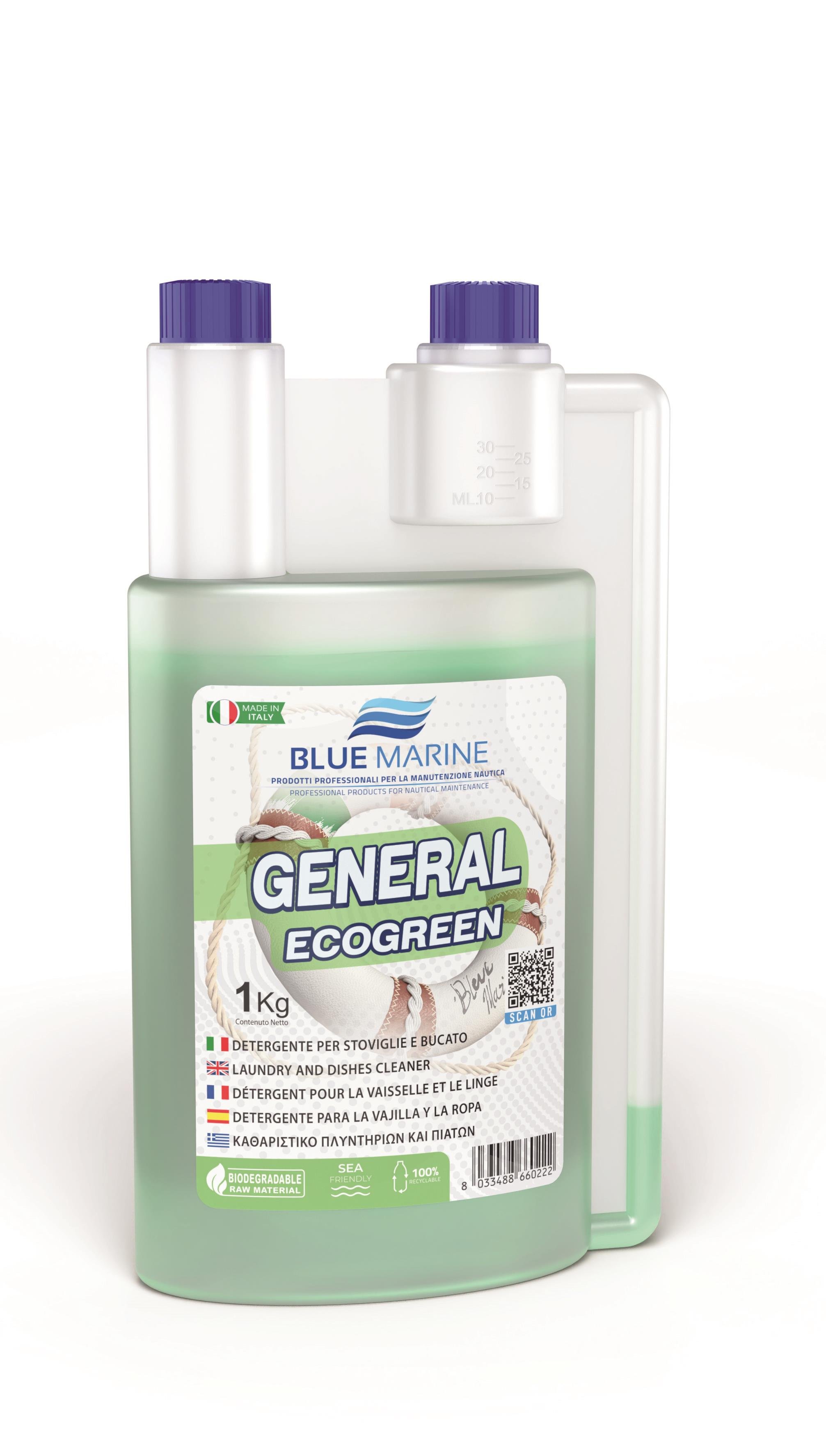 BLUE MARİNE ECOGREEN ÇAMAŞIR BULAŞIK MAK.TEMİZLEYİCİ
