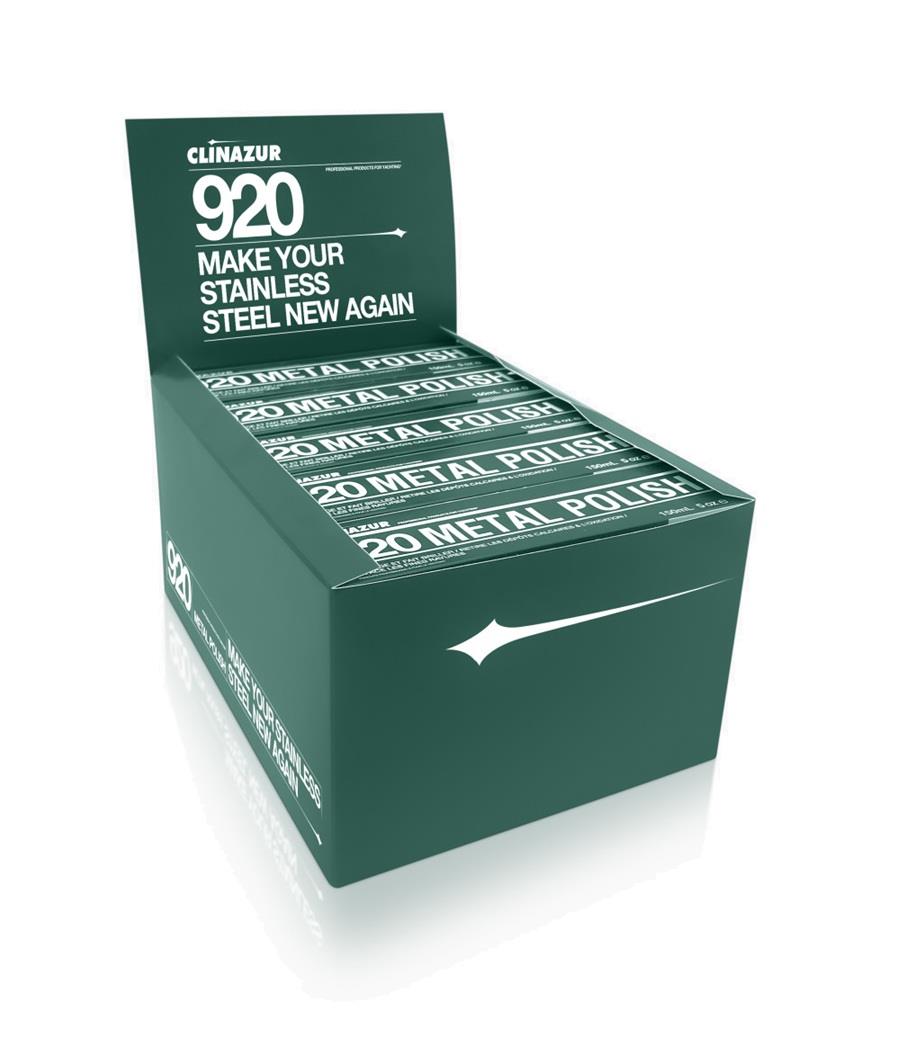 Clin Azur -920- Krom ve Paslanmaz Çelik Cilası 150 ml