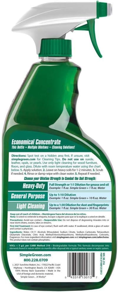 SIMPLE GREEN GENEL AMAÇLI KONST. SPREY TEMİZ.710ML