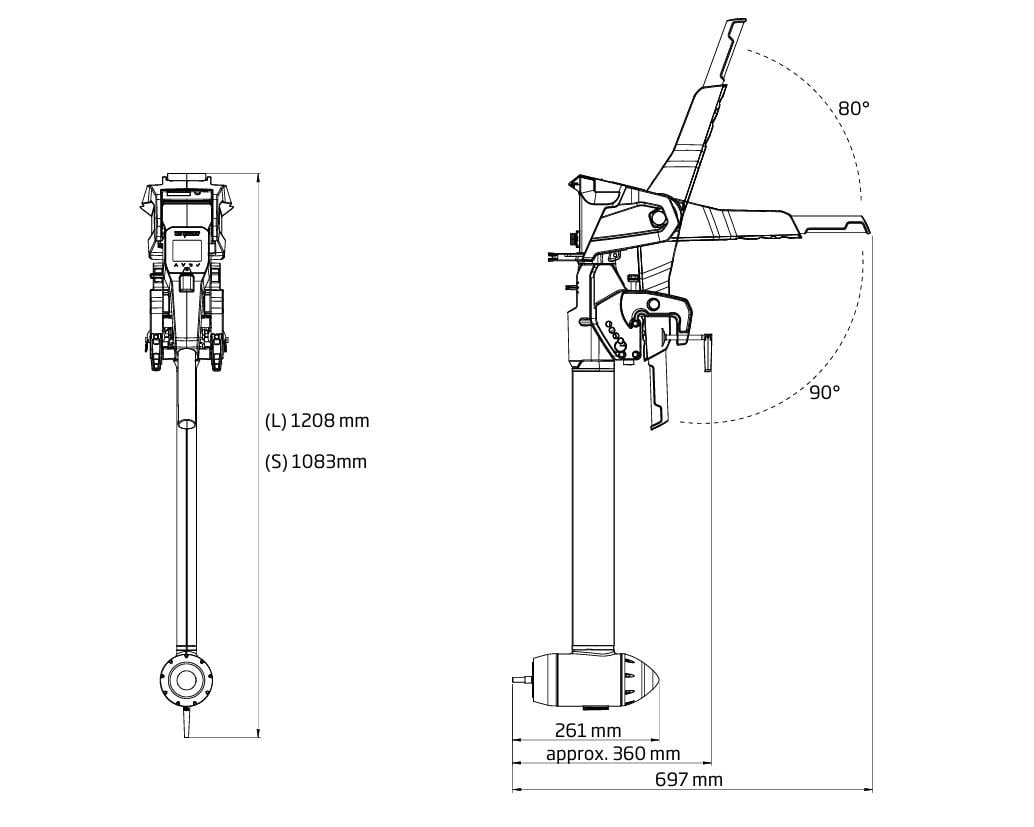 TORQEEDO TRAVEL XP L (POWER PACK), 5 HP,1425W AKÜ
