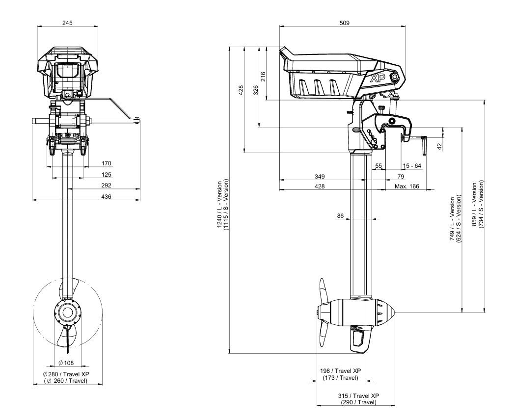 TORQEEDO TRAVEL XP RS (POWER PACK) 5 HP,1425W AKÜ