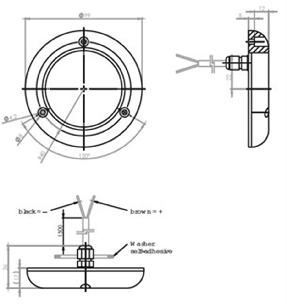 Aqua Signal -DIONE- LED su altı aydınlatma lambası