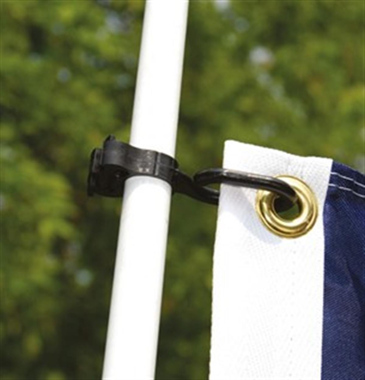 Bayrak bağlama klipsi