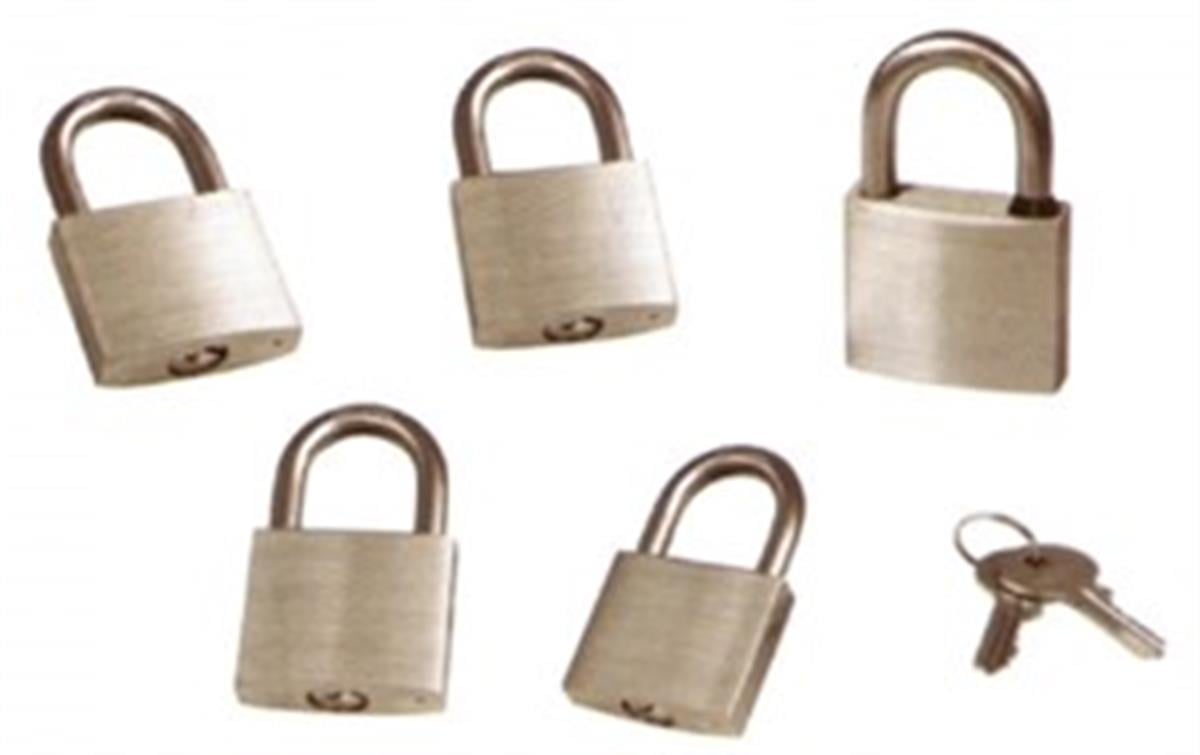 Beşli asma kilit seti