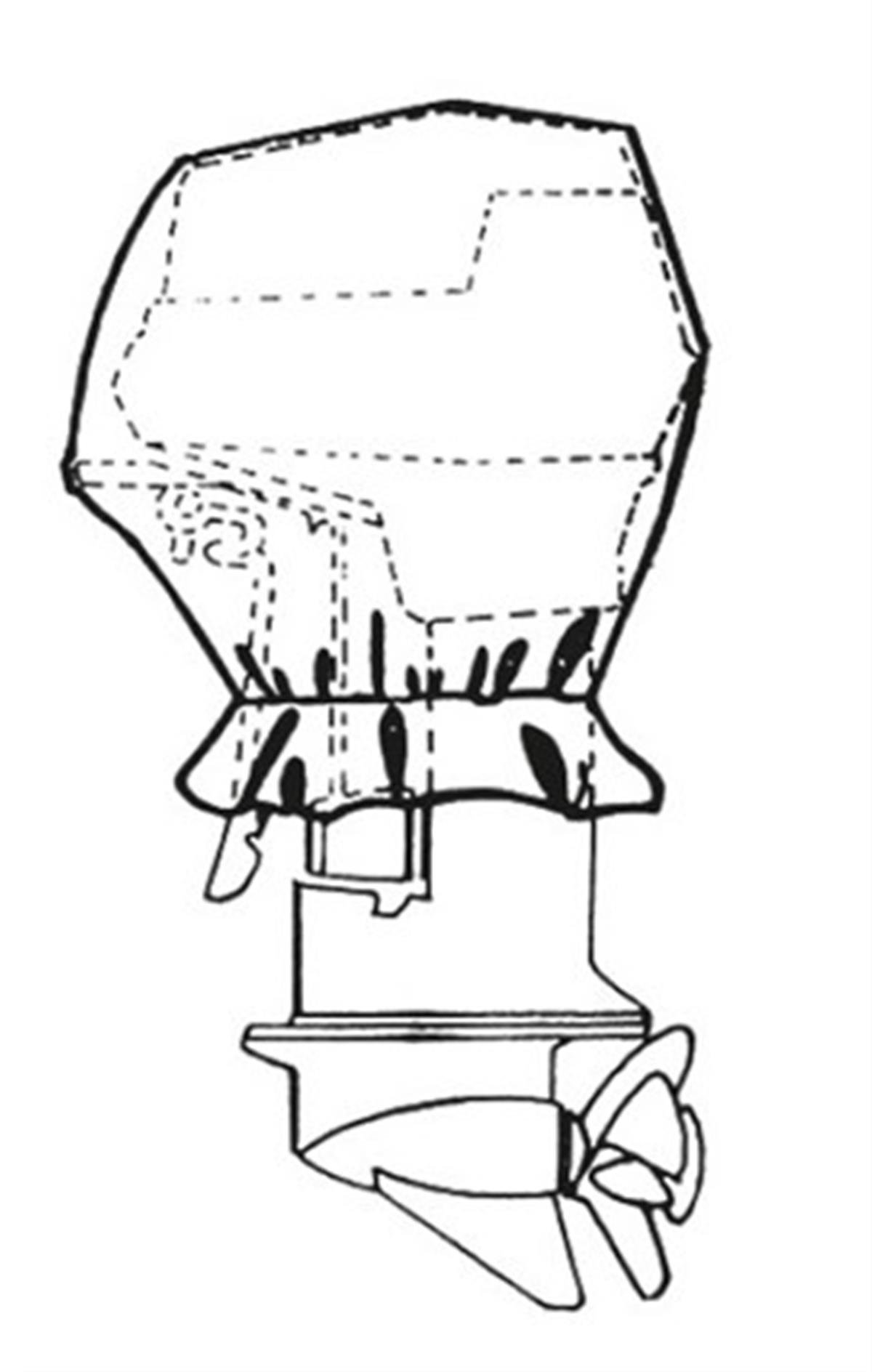 Dıştan takma motor kılıfı