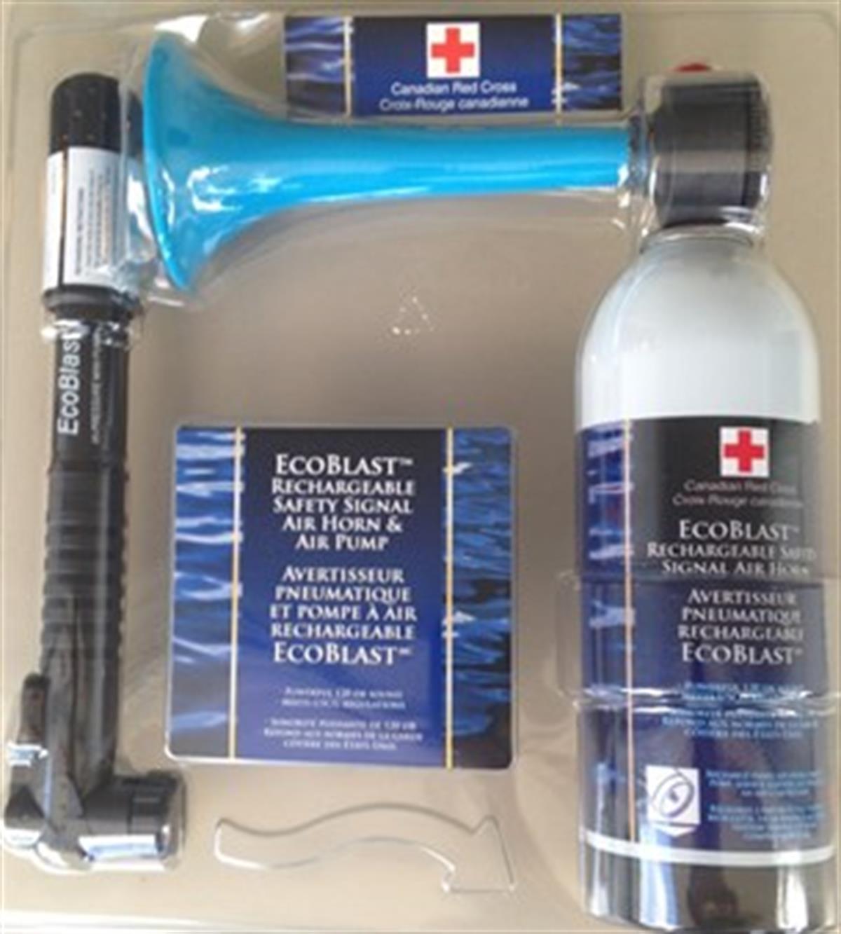 Ecoblast doldurulabilir sprey havalı korna ve pompa seti