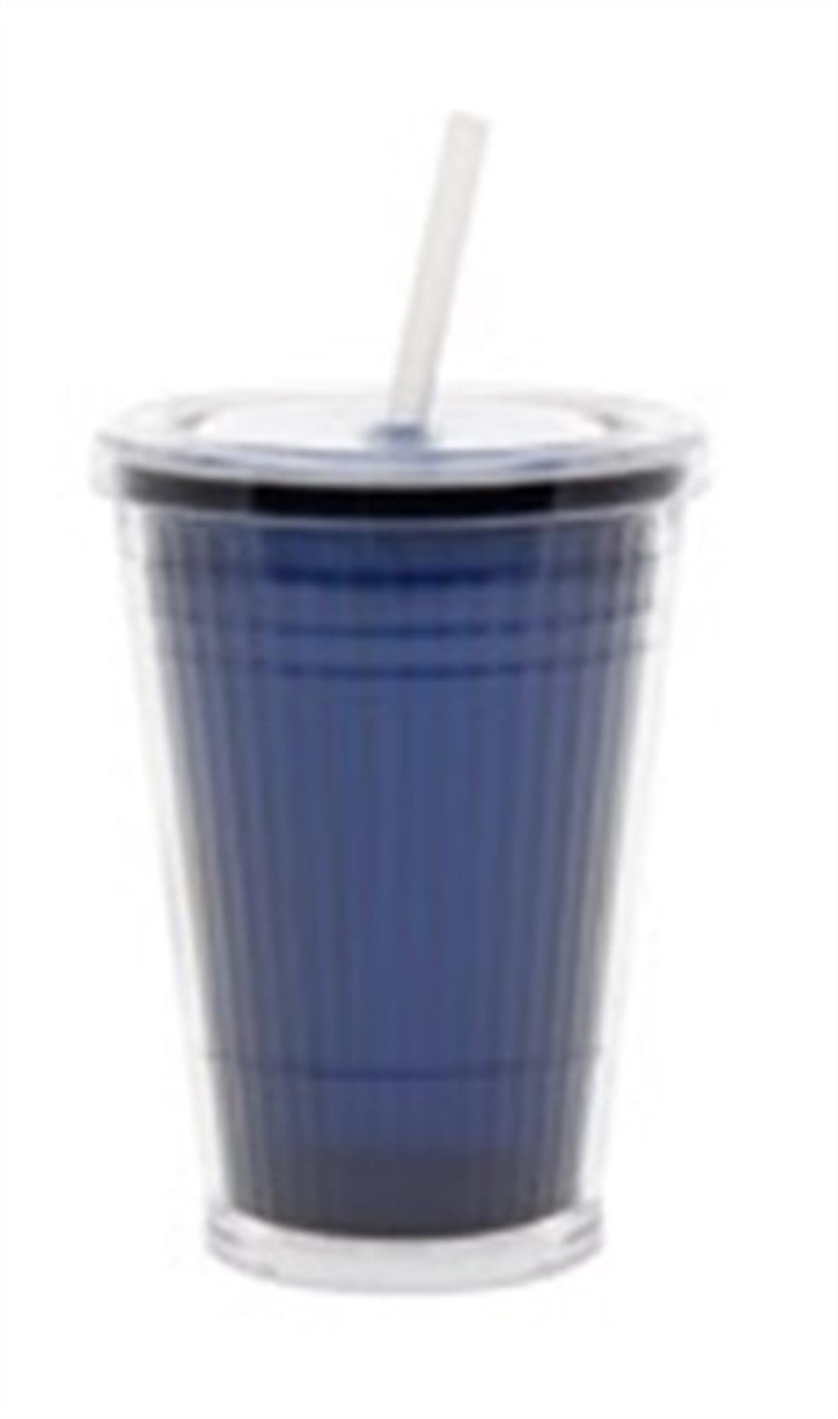 Gimex büyük bardak, pipetli