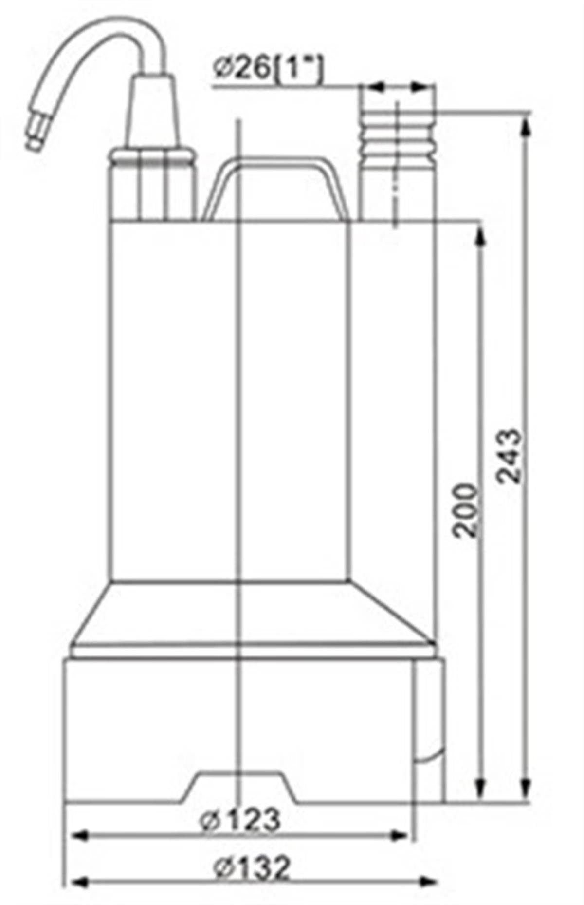 Seamaxx Sintine Pompası Üstten Çıkış 2000GL / 12V
