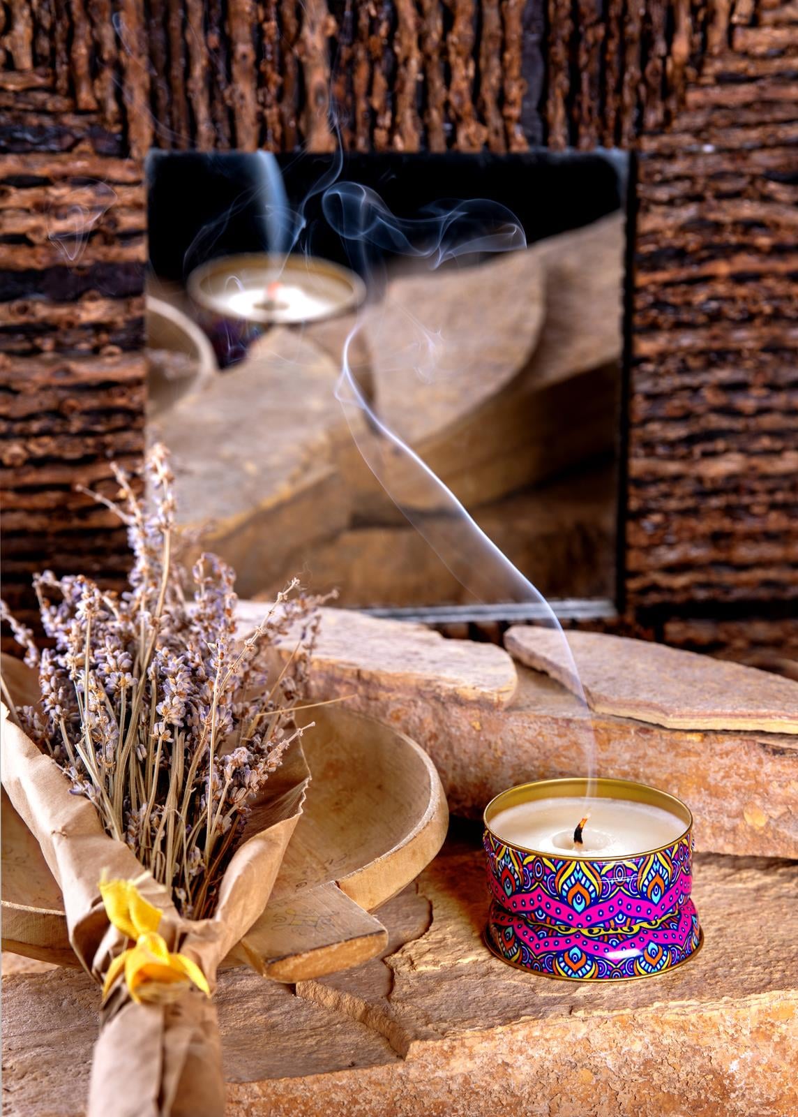 Hoopp Candle Kokulu Soya Wax Mum Seti 2'li (Vanilya-Sedir)