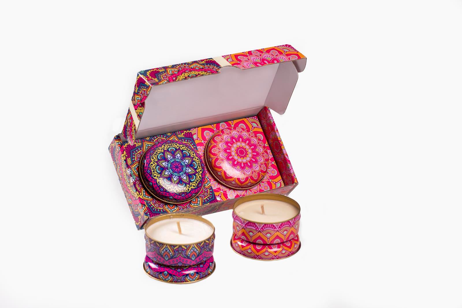 Hoopp Candle Kokulu Soya Wax Mum Seti 2'li (Vanilya-Sedir)