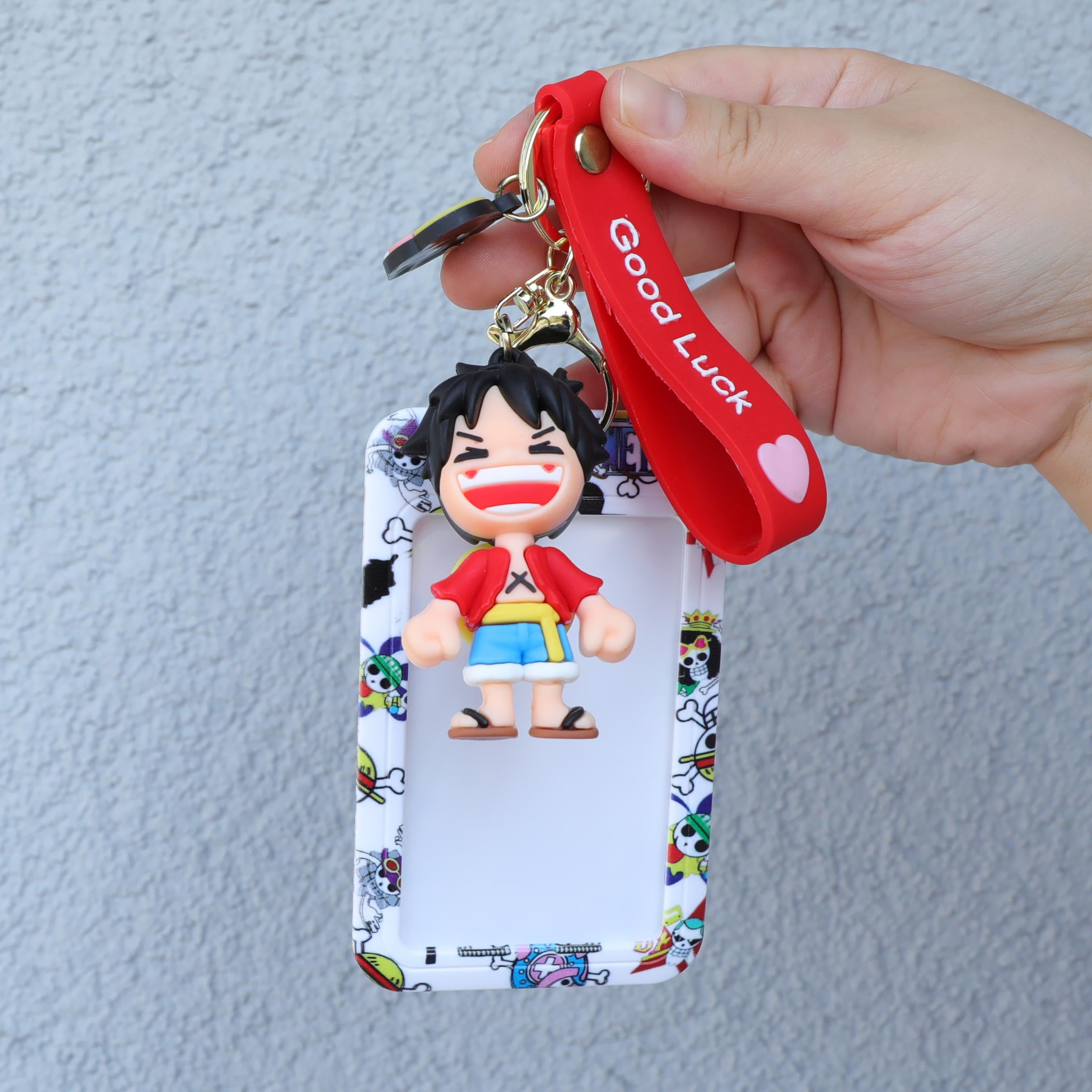  Anime One Piece Monkey D.Luffy Silikon Anahtarlık ve Kartlık