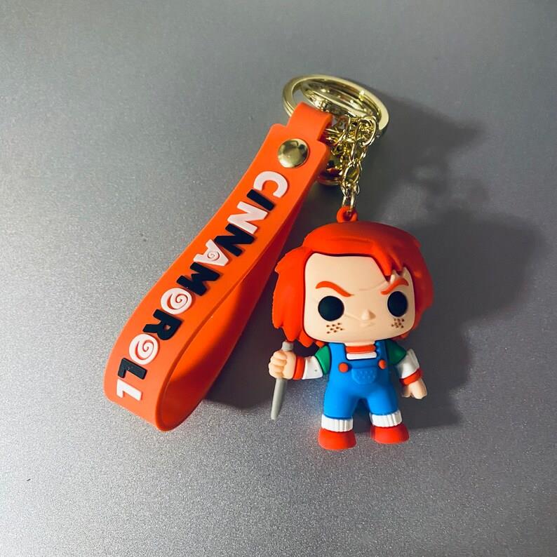  Katil Bebek Chucky Silikon Anahtarlık Çanta Süsü Ka
