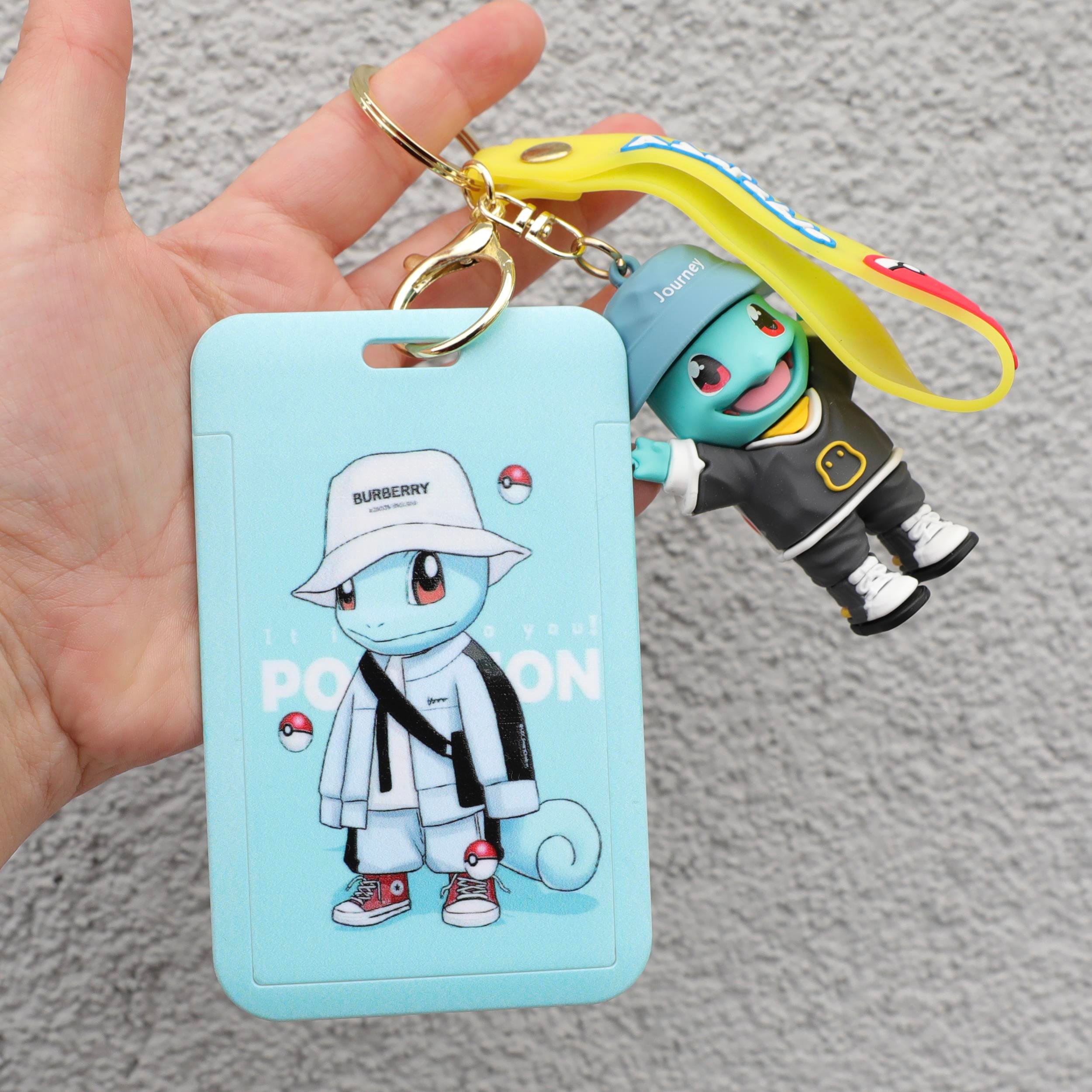 7cm Anime Pokemon Pikachu Karakterleri Anahtarlık Kartlık Model 3