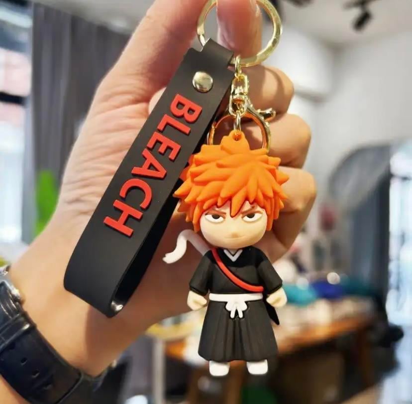Anime Bleach Karakterleri Silikon Anahtarlları Çanta Süsü