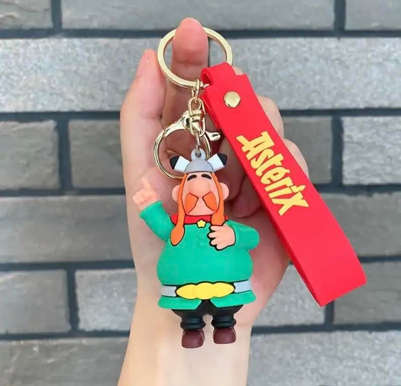 Asterix Silikon Anahtarlık Çanta Süsü