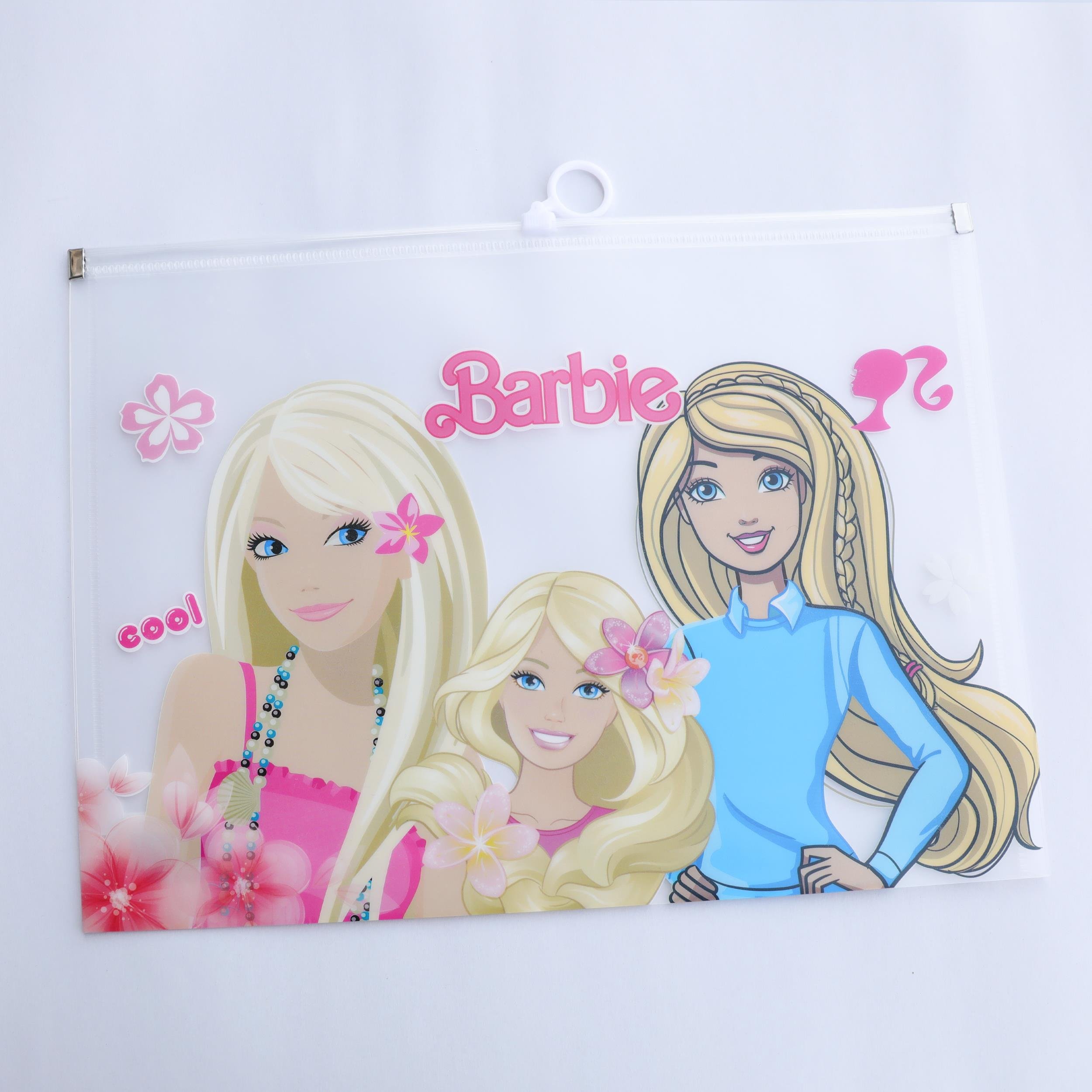 Barbie Şeffaf Dosya A4 Boyu
