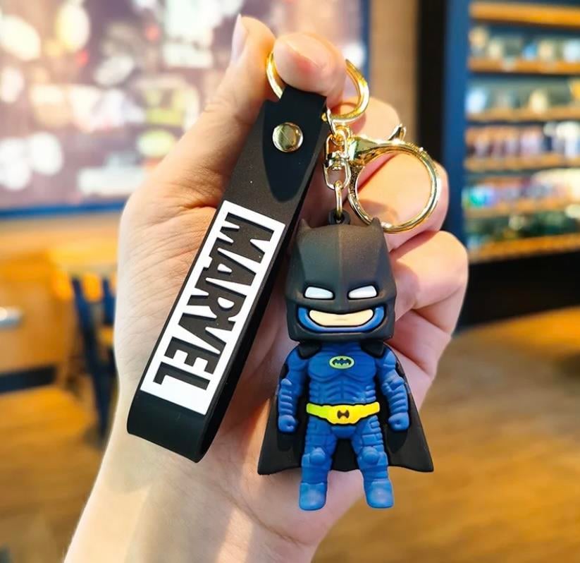 Batman Figürlü Silikon Anahtarlık