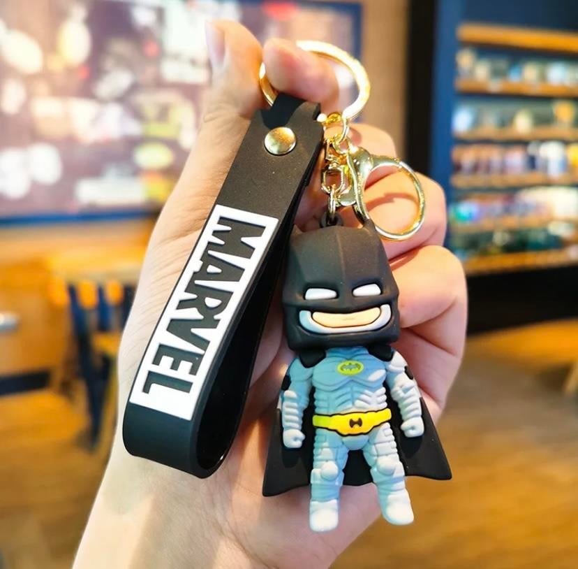 Batman Figürlü Silikon Anahtarlık