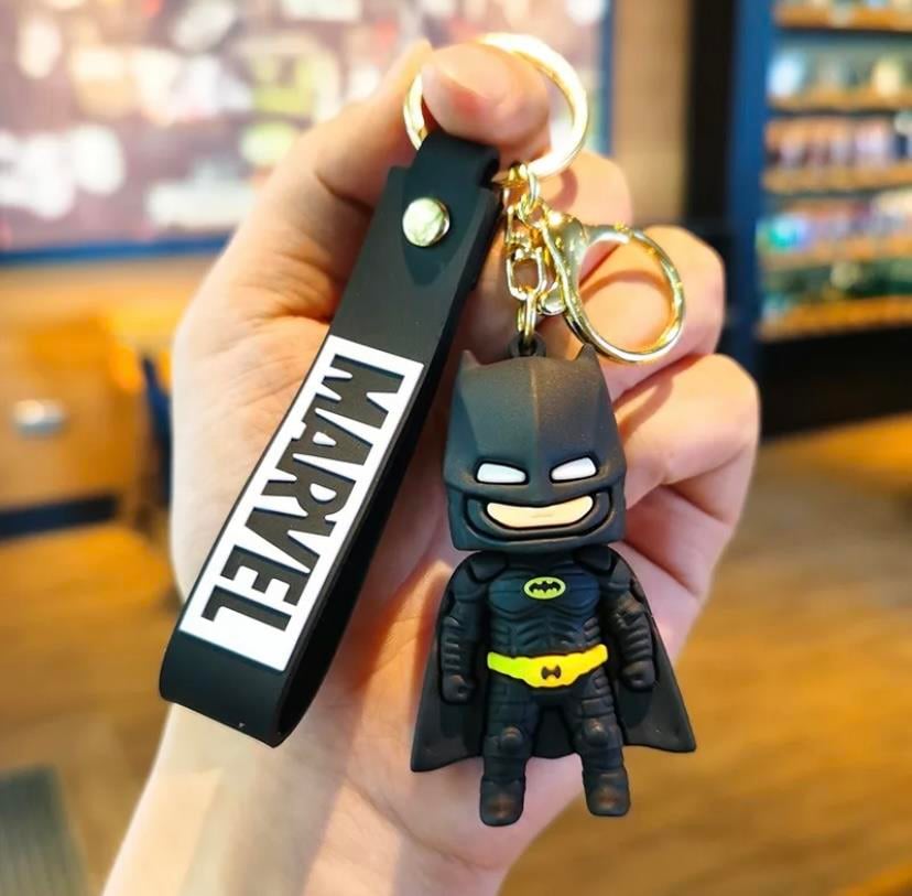Batman Figürlü Silikon Anahtarlık