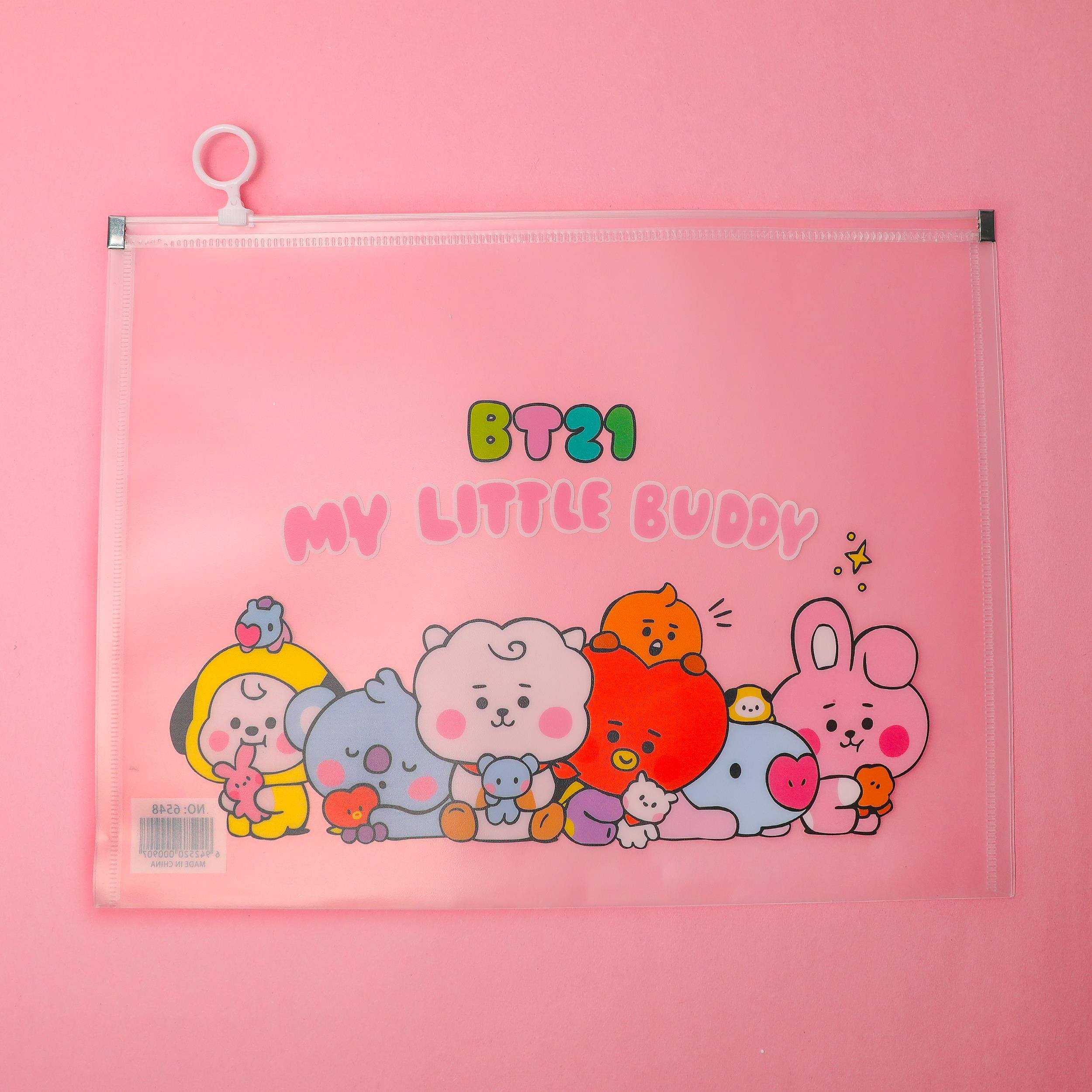 BT21 A4 Boyu Şeffaf Dosya