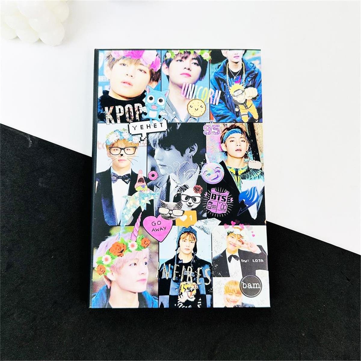 Bts Unicorn Tasarımlı Lastikli Defter