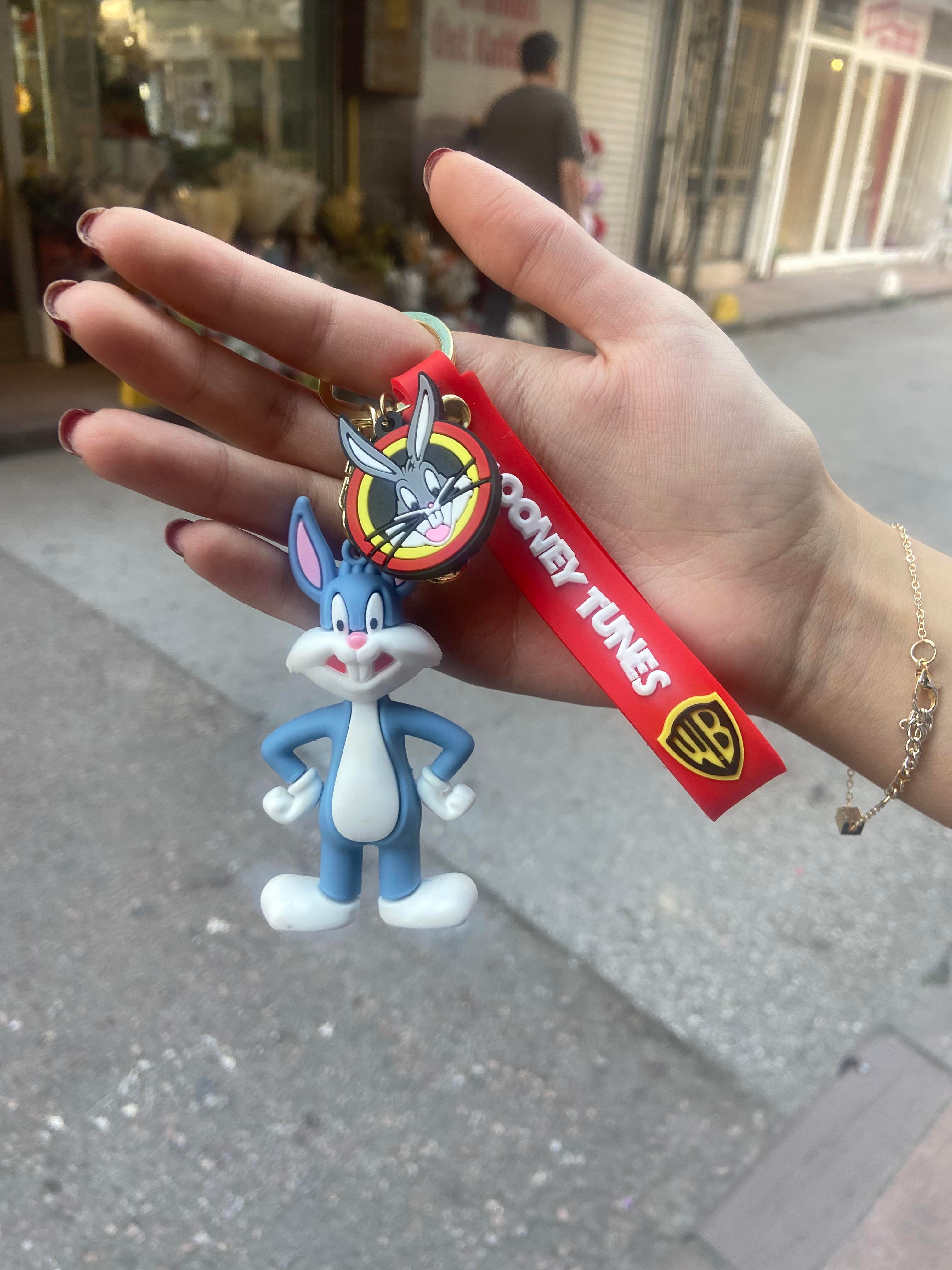 Bugs Bunny 3D Karakter Silikon Anahtarlık