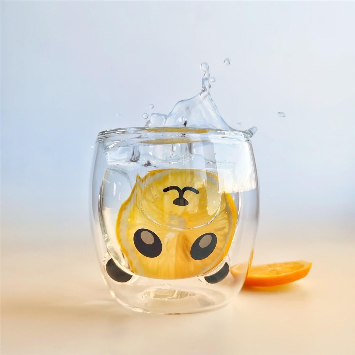 Çift Cidarlı Panda Bardak