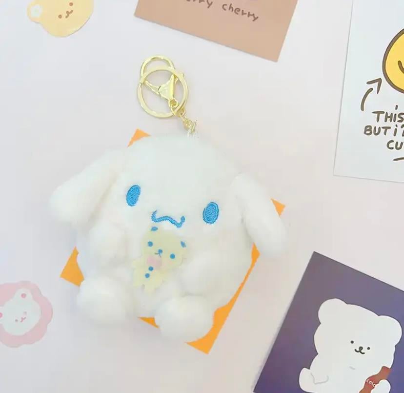Cinnamaroll Peluş Bozuk Para Cüzdanı Anahtarlık