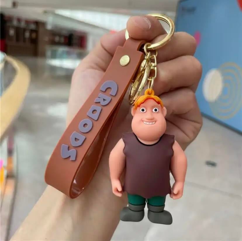 Crood Karakterleri  Thunk Silikon Anahtarlık Çanta Süsü