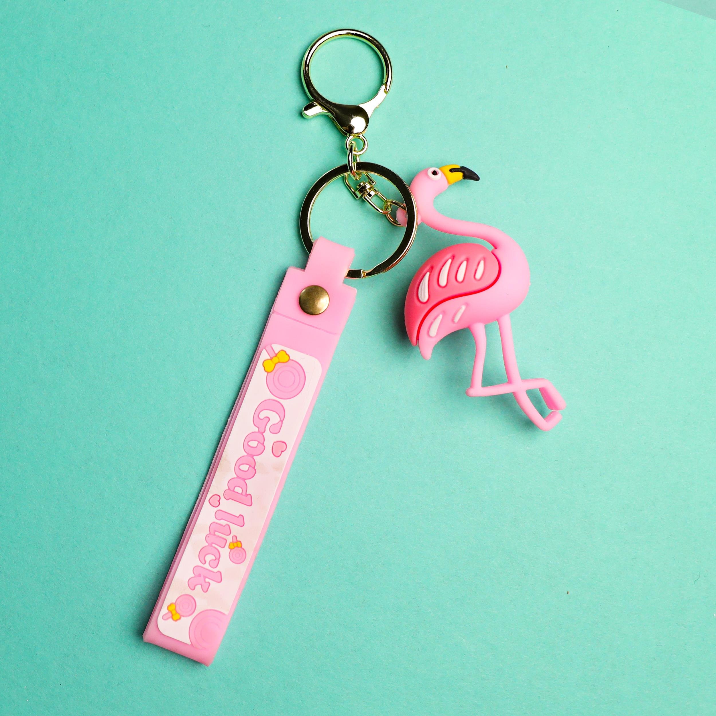 Flamingo Anahtralık Çanta Süsü Silikon